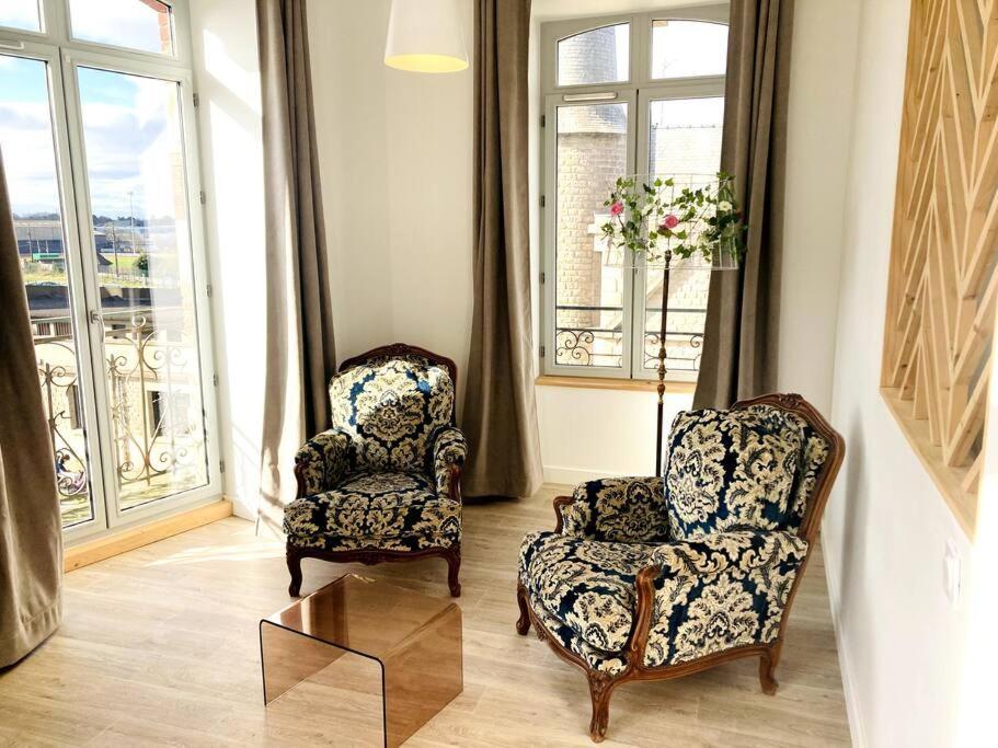 La Belle Consigne - Appartements Dinan Centre Gare Luaran gambar